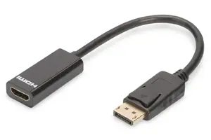 ASSMANN adapterio kabelis DisplayPort HDMI M/F 0,15 m AW28