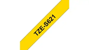 Brother TZeS621, TZ, 8 m, 1 vnt., lizdinė plokštelė, 9 mm