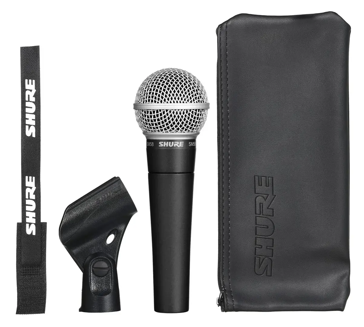"Shure SM58 Black" scenos / pasirodymų mikrofonas