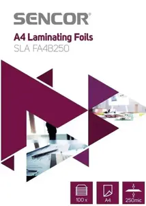 SENCOR A4 formato laminavimo maišeliai