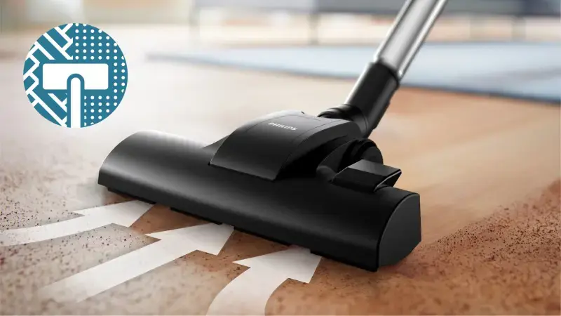 Philips 1000 Series XB1142/10 PowerCyclone 3 Dulkių siurblys, Black/Coral