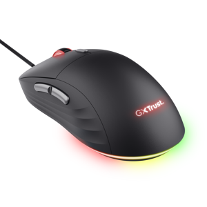 Trust GXT 925 REDEX II, Right-hand, Laser, USB Type-A, 10000 DPI, Black