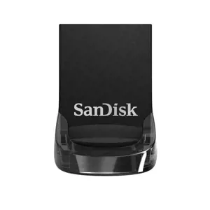 "SanDisk Ultra Fit" 64 GB, USB 3.1 - mažo formato "Plug & Stay" didelės spartos USB diskas; EAN:619659163730