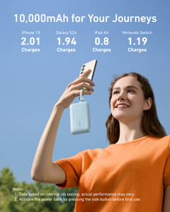 POWER BANK USB 10000MAH 30W/USB-C+LIGHTNING A1680031 ANKER