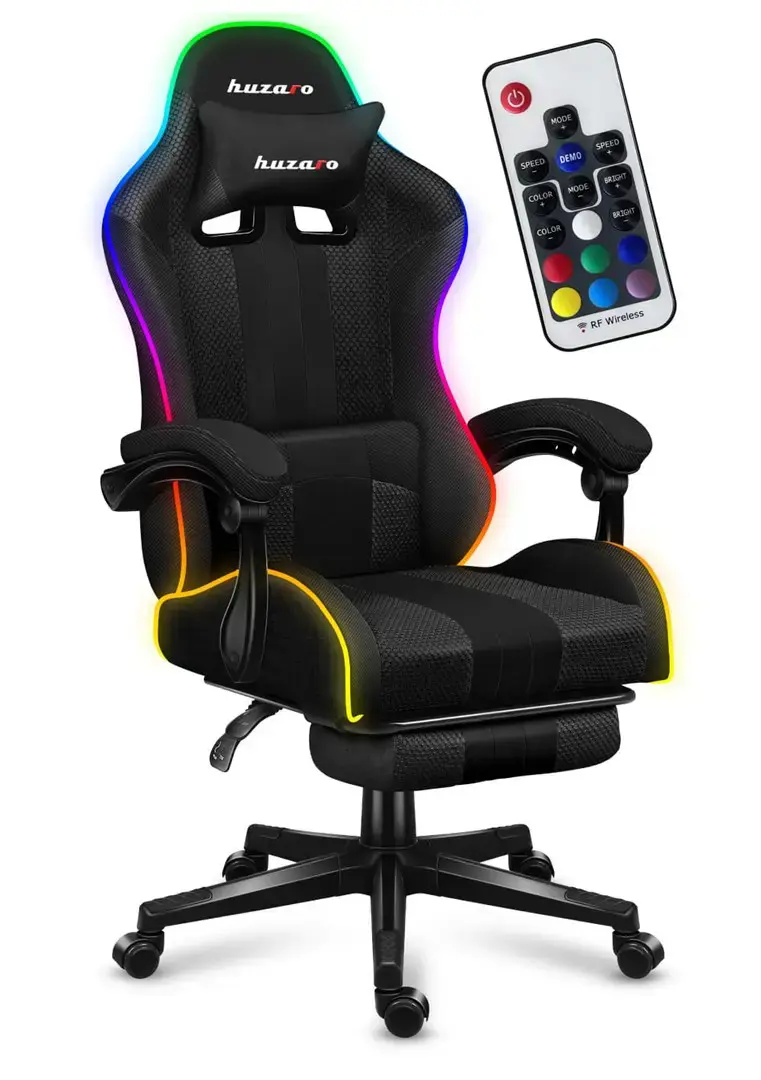 "HUZARO FORCE 4.7 RGB MESH" ŽAIDIMŲ KĖDĖ