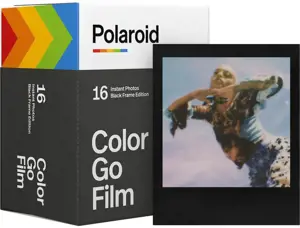 POLAROID GO FILM DOUBLE PACK 16 PHOTOS - BLACK FRAME