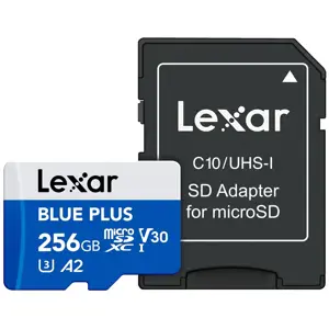 MEMORY MICRO SDXC 256GB UHS-I/W/A LMSBLPL256G-BNANG LEXAR