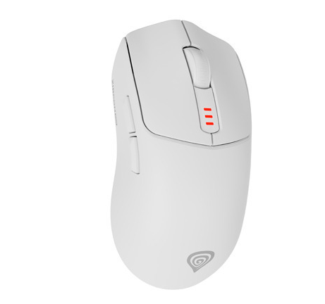 Genesis Zircon 500 | Gaming Mouse | Wireless/Wired | 2.4 GHz, Bluetooth, USB | White