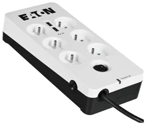 "Eaton Protection Box" 6 USB FR, 6 kintamosios srovės lizdai, E tipas, 220-250 V, 50-60 Hz, 10 A, 2…