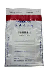 Security envelopes BESTPAK SAFEMONEYBAG deposit envelopes 190x260+35 mm B5 100 pcs. Transparent