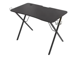 Žaidimų stalas Natec Genesis Holm 200 RGB, Juoda