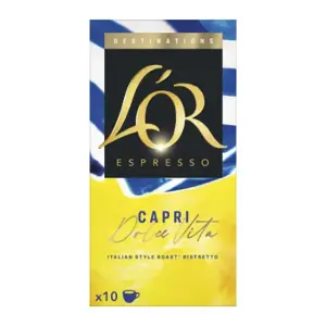 Kavos kapsulės L'OR CAPRI, 10 vnt