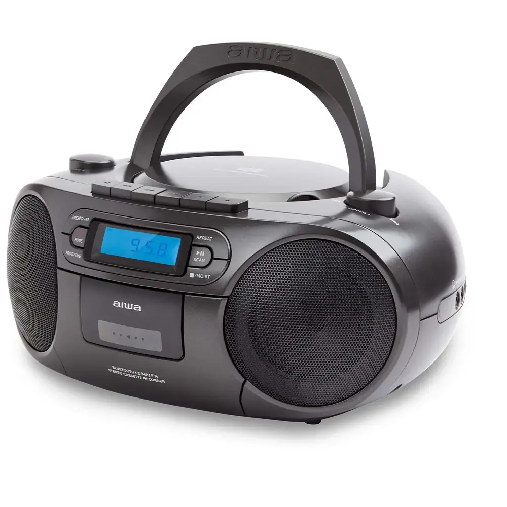 "Aiwa BBTC-550BK" nešiojamoji stereo sistema Digital 6 W Black