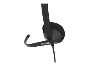 "Koss" ausinės CS195 USB laidinės, "On-Ear", su mikrofonu, A tipo USB, juodos spalvos