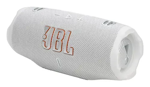 JBL Charge 6 Nešiojama garso kolonėlė, Bluetooth, White