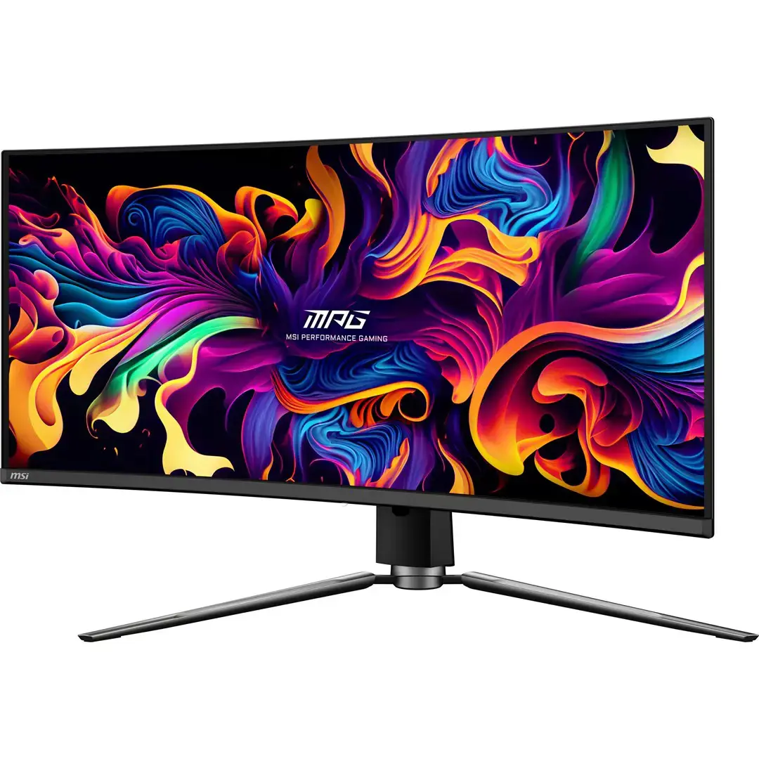 Monitor MSI 34" Gaming/Curved/21 : 9 Panel QD-OLED 3440x1440 240 Matte 0.03 ms Swivel Height adjustable Tilt Colour Black MPG341CQPXQD-OLED