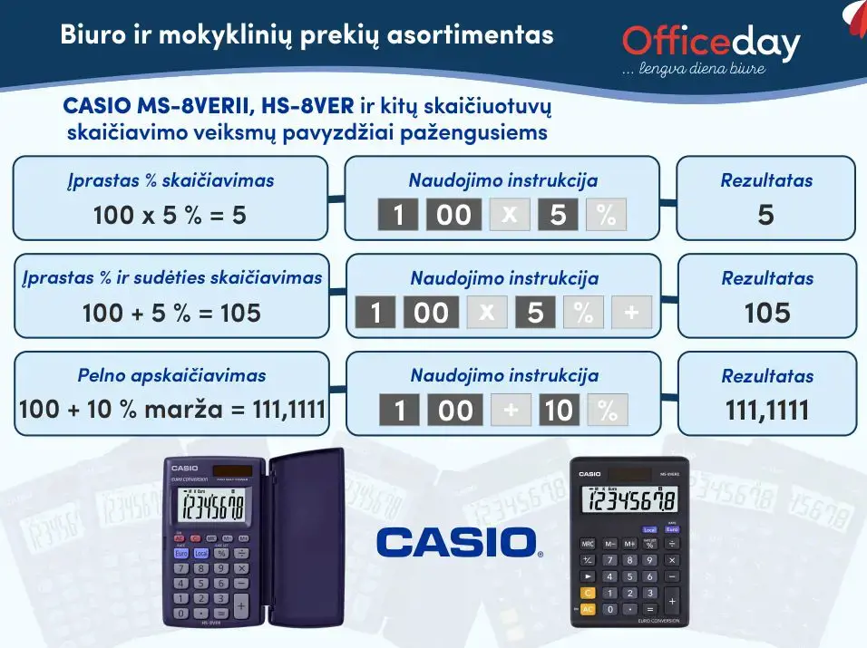 Mokslinis skaičiuotuvas CASIO FX-82ES PLUS II, 80 x 162 x 13.8 mm