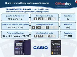 Mokslinis skaičiuotuvas CASIO FX-82ES PLUS II, 80 x 162 x 13.8 mm