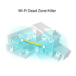 TP-Link Deco X20 (2 vnt.), "Wi-Fi 5" (802.11ac), dviejų dažnių (2,4 GHz / 5 GHz), Ethernet LAN, 4G, baltas, stalinis maršrutizatorius