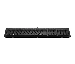 HP 125 G2 USB Wired Keyboard, Sanitizable, Copilot Key - Black - ESTONIAN