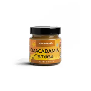 Makadamijų riešutų kremas MACADAMIA NUTS FAMILY, Macadamia roasted silky, 180 g