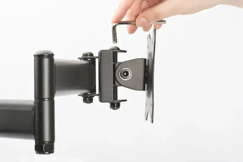 DIGITUS dvigubo ekrano stalinis stovas su tvirtinimo įtaisu 2 tft/LCD 27 colių Vesa 75x75mm 100x100mm juodas