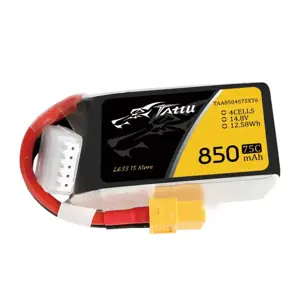 Akumuliatorius Tattu 850mAh 14,8V 75C 4S1P XT60