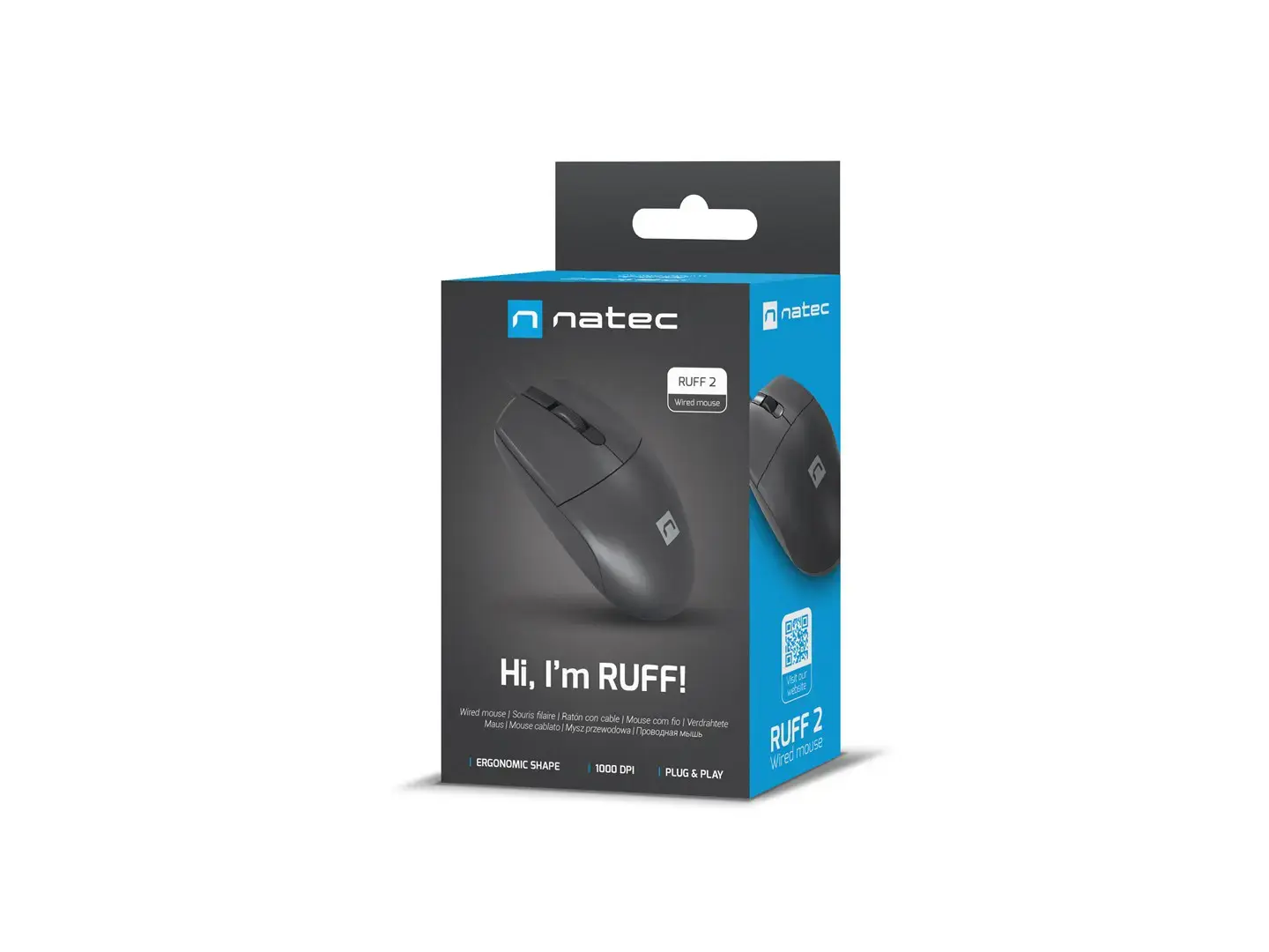 NATEC NMY-1987 pelė USB Type-A Optical