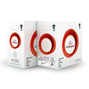 GEMBIRD UPC-6004SE-L Gembird UTP daugiasluoksnis kabelis, kat. 6, premium CCA, ECA, 305 m, pilkos spalvos