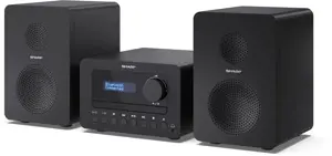 "Sharp TOKYO DAB+ HI-FI" mikrosistema, namų garso mikrosistema, juoda, 40 W, dvipusė, belaidė, DAB,…