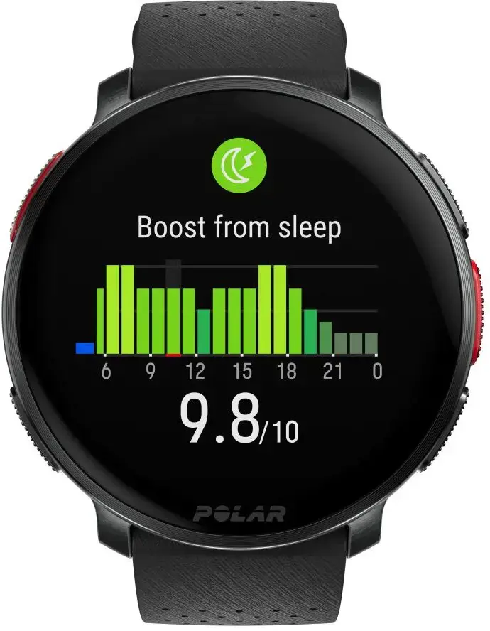 Polar Vantage V3 S/L, naktinė juoda