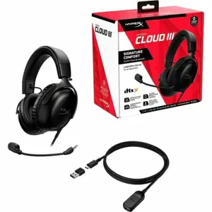 AUSINĖS HYPERX CLOUD III/BLACK 727A8AA HYPERX
