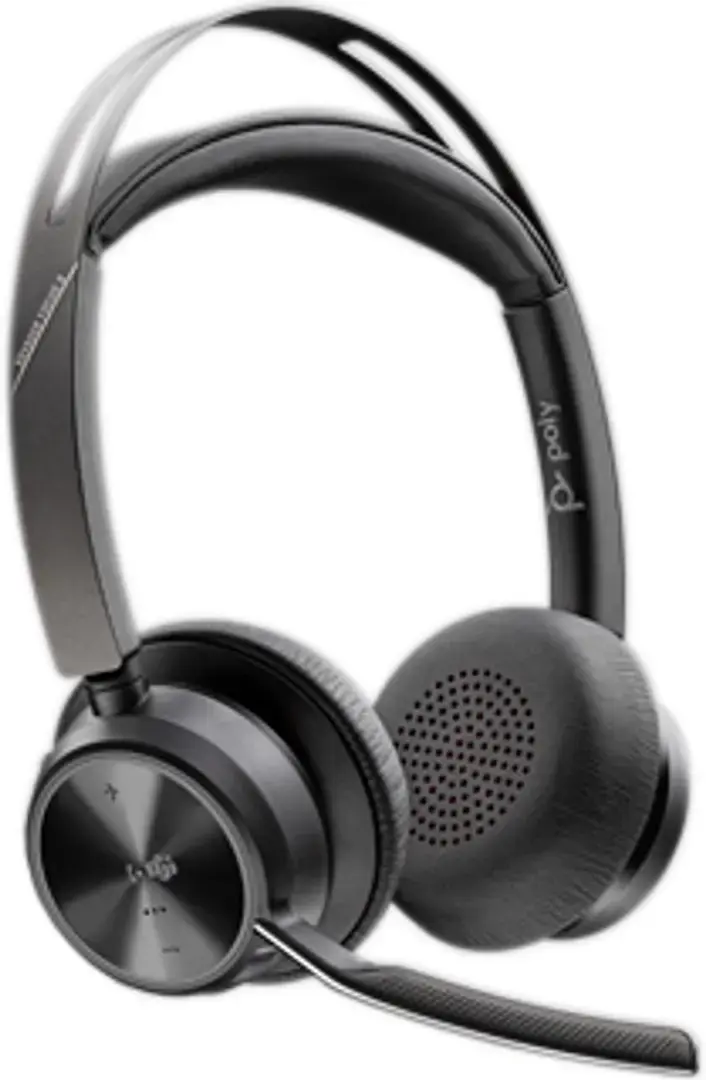 HP Poly Voyager Focus 2-M USB-C-C Headset USB-C/A Adapter Charging Stand
