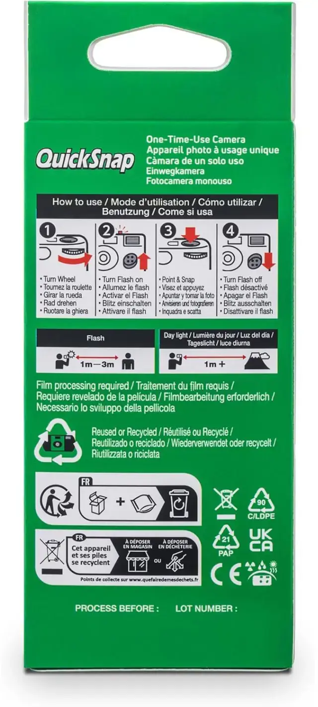 Fujifilm Quicksnap 400/27 Flash New