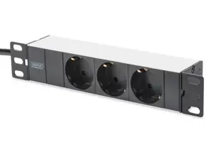 "Digitus" 10" tinklo komplektas, 6U spintelė, lentyna, PDU, 8 prievadų komutatorius, CAT 6 komutacinis skydelis, pilkas Digitus .DN-10-SET-1