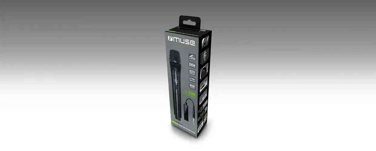 "Muse" belaidis mikrofonas MC-30 WI
