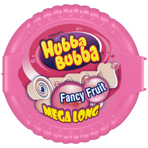 Kramtomos gumos juostelė HUBBA BUBBA Fruit Tape, 56g
