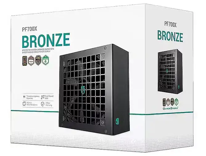 Maitinimo blokas Deepcool R-PF700X-HD0B-JGEU, 700 W, 80 PLUS Bronze