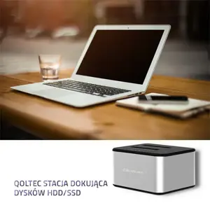 QOLTEC 50316 2x HDD/SSD 2,5/3,5 colių SATA USB 3.0 klonavimo stotelė