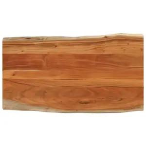 Stalviršis, 120x60x3,8cm, akacijos masyvas, su gyvu kraštu