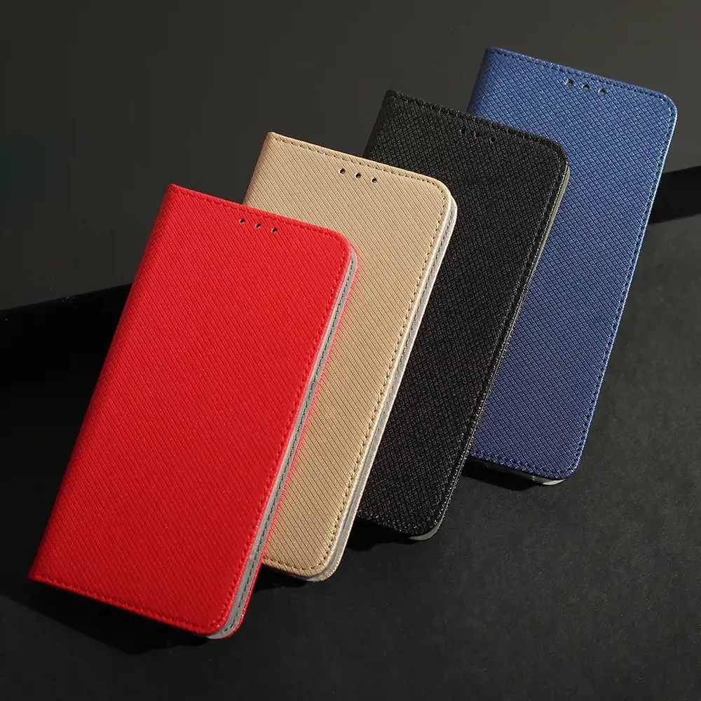 Išmanusis magnetinis dėklas, skirtas Xiaomi Redmi 12 4G / 12 5G, tamsiai mėlynas
