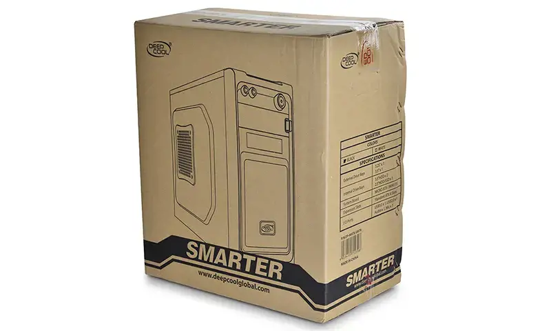 "DeepCool DP-MATX-SMTR", kompiuteris, juodas, "micro ATX", "Mini-ITX", plastikinis, SPCC, ATX, PS2, 1x 80 mm/1x 120 mm