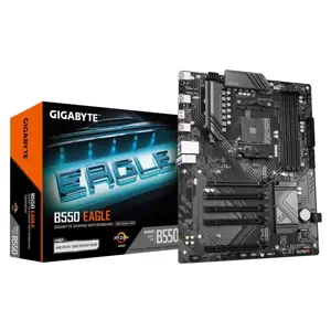 Mainboard GIGABYTE AMD B550 SAM4 ATX Memory DDR4 Memory slots 4 4xPCI-Express 3.0 1x 1xPCI-Express …
