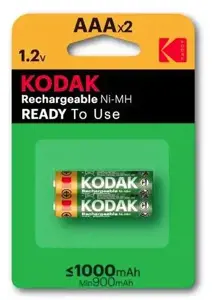 Kodak įkraunamas Ni-MH R3 1000 mAh (2 pakuotės)