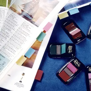 Lipnūs žymekliai Post-it, 25,4 x 43,2 mm, 50 lapelių, geltona