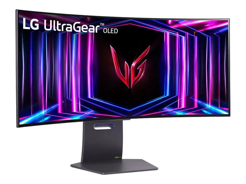 LG 34GS95QE-B, 86.4 cm (34"), 3440 x 1440 pixels, Wide Quad HD, OLED, 0.03 ms, Black