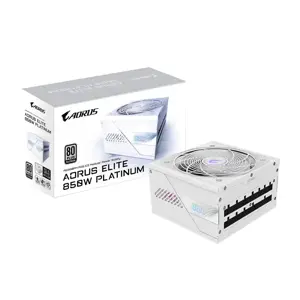 Maitinimo blokas GIGABYTE GP-AE850PM PG5 ICE, 850 W, 80 PLUS Platinum