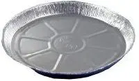 Vienkartinis indelis, aliuminis, D 27 cm, H 2,2 cm, 25 vnt