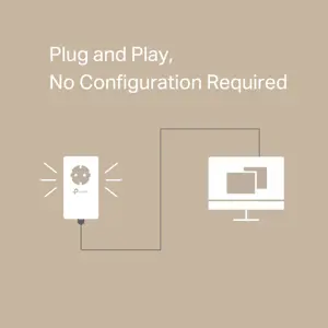 TP-Link AV1000 Gigabit Passthrough Powerline Starter Kit, 1000 Mbps, IEEE 1901, IEEE 802.3, IEEE 802.3ab, IEEE 802.3u, IEEE 802.3u, E tipo, Gigabit Ethernet, 10,100,1000 Mbps, HomePlug AV2