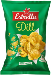 Traškučiai ESTRELLA, su krapais, 130 g